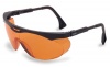 Uvex S1933X Skyper Safety Eyewear, Black Frame, SCT-Orange UV Extreme Anti-Fog Lens