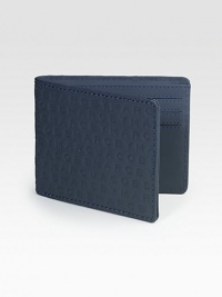 A slim, sporty essential with signature logo detail.One billfold compartmentSix credit card slotsLeather4W x 3HImported