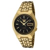 Seiko Men's SNK314K Seiko 5 Automatic Gold Dial Gold-Tone Stainless Steel Watch