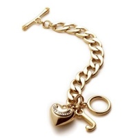 Juicy Couture Gold Starter Charm Bracelet