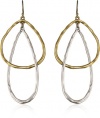 Lucky Brand Two-Tone Interlocking Drop Earrings