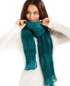 Style&co.'s yarn textured wrap adds a rich accent to any outfit and keeps you looking effortlessly on-trend.