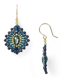 Miguel Ases Multi Stone Drop Earrings