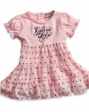 GUESS Kids Girls Dress with Bloomers (12 - 24m), LIGHT PINK (12M)