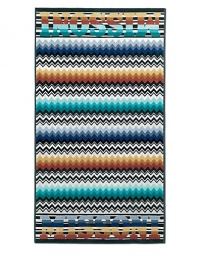 Liven up your beach routine with this bright cotton towel woven in Missoni's signature chevron stripe.Cotton40W X 75HMachine washMade in Portugal