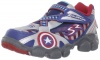 Stride Rite X-Celeracers Captain America Sneaker (Toddler/Little Kid),Blue,2 M US Little Kid