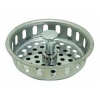 Keeney K22025 Replacement Adjustable Post Strainer Basket, Stainless Steel