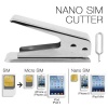 Techno Earth® Nano Sim Cutter for Iphone 5 Ipad Mini Simcard Cutter Cut Any GSM Sim Into Nano or Any Micro Sim Into Nano Sim + Car Charger for USB Devices (GIFT)