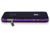 iPhone 4S Sparkling Vinyl Antenna Wrap for AT&T , Sprint, and Verizon - Sparkling Amethyst