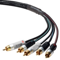 Mediabridge Ultra Series Component Video Cable with Audio - (6 Feet) - Gold Plated Pro Grade RCA Connectors