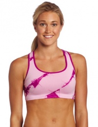 Champion Women's Seamless Tye Dye Bra, Wild Berry Tie Dye, Medium