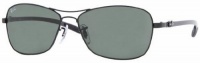 Ray Ban RB 8302 Tech 002 Black/Crystal Green Sunglasses