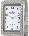 Kate Spade Watches Women's 1YRU0119 Large Stainless Cooper Crystal Bezel Watch