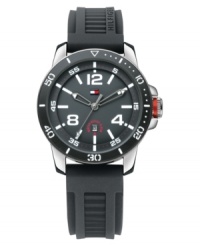 This modern sport watch from Tommy Hilfiger breathes classic style.