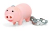 Kikkerland KRL03TC Pig LED Keychain with Sound