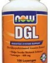 DGL by NOW Foods - Digestive Support (400mg - 100 Lozenges)