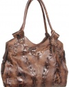 Frye Vintage Stud Shoulder Bag,Taupe,One Size