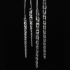 24 PC CLEAR GLASS ICICLE ORNAMENTS - Christmas Ornament