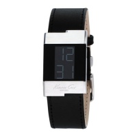 Kenneth Cole New York Women's KC2315-NY Digital Black Leather Watch