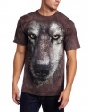 The Mountain Men's Wolf Face Shirt