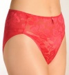 Wacoal Womens Awareness Hi Cut Brief, Crimson, Small