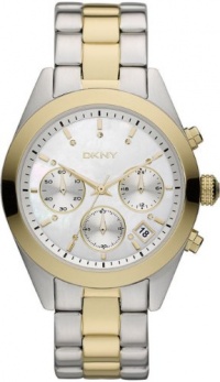 DKNY 3-Hand Chronograph with Date Two-tone Women's watch #NY8607