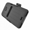 HTC Evo 4G LTE Black Fabric Case with Belt Clip