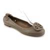 Tory Burch Reva Womens Size 6.5 Brown Regular Suede Flats Shoes