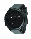 Vestal Men's UTL006 Utilitarian Black with Grey Polyurethane Watch