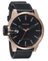 Nixon Chronicle Watch - Men's Antique Copper / Black, One Size