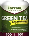 Jarrow Formulas Green Tea Decaffeinated, 500 mg, 100 Veggie Caps