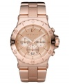 A gleaming watch with a warm hue by Michael Kors.