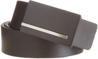 Reward Men's Reversible Matte Plaque Buckle Belt