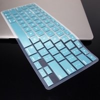 Topcase Metallic Blue Keyboard Silicone Cover Skin for Macbook AIR 13-Inch A1369 with Topcase Logo Mouse Pad