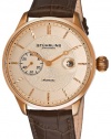 Stuhrling Original Men's 148B.3345K14 Classic Heritage Automatic Mechanical Date Rose Tone Watch