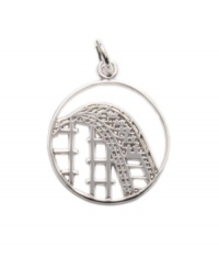 Rembrandt's lighthearted roller coaster charm will remind you of summertime fun all year long! Crafted in sterling silver. Approximate drop: 1 inch.