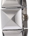 Vince Camuto Women's VC/5027SVSV Silver-Tone Covered Dial Pyramid Bracelet Watch