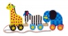 Melissa & Doug Pull-Along Zoo Animals