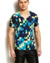 Armani Exchange Pop Print V-Neck Tee