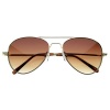 Small Classic Aviator Sunglasses 50mm Aviators + Pouch