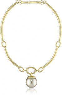 Anne Klein Gold-Tone Single Pearl Necklace