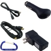 Gizmo Dorks Charging Bundle with HDMI Cable and Carabiner Key Chain for the JVC Picsio GC-WP10