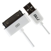 RND Power Solutions Apple Licensed/Approved high quality long sync & charge cable for iPad/iPhone/iPod (White 6FT)