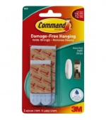 Command Medium and Large Water-Resistant Replacement Strips, 2-Medium Strip, 4-Large Strip