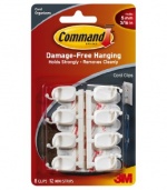 Command Small Cord Clips, 8-Clip