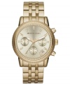 This Ritz collection watch from Michael Kors brings gold-medal fashion with glitzy accents.