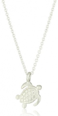 Dogeared Jewels and Gifts Reminder Live in the Moment Sterling Silver Turtle Pendant Necklace