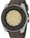 Sprout Men's ST3004BNGYBN Eco-Friendly Brown Organic Cotton Strap Watch