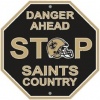 NFL New Orleans Saints Stop Sign