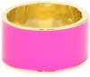 Kate Spade New York Au Contraire Pink And Orange Hinge Bangle Bracelet